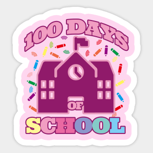 100 Days Of School Sticker